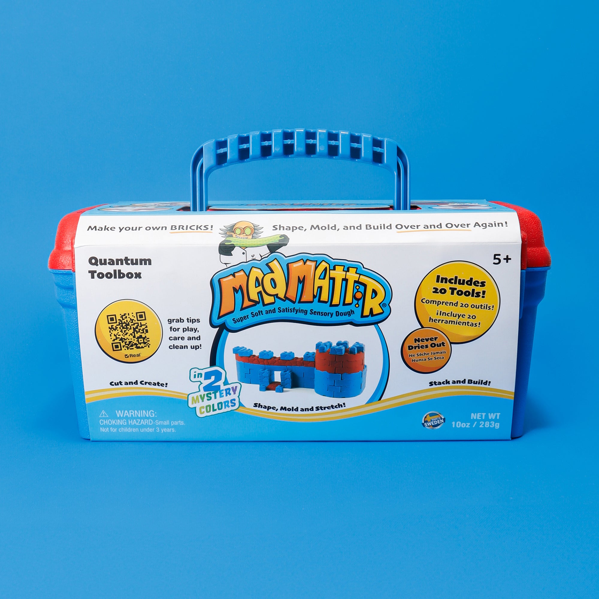 Mad Mattr Quantum Tool Box – 20 Tools + Sensory Dough Kit